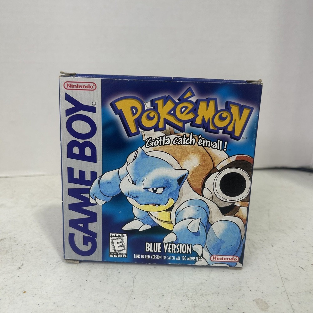 Pokemon Blue Version Nintendo Game Boy Original And insert Only DMG-P-APEE